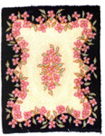 Pink-black Rug